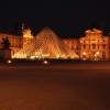 Louvre at night