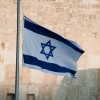 Israeli Flag at Masada