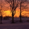 Winter Sunrise Over Riverbend