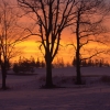 Winter Sunrise Over Riverbend